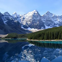Moraine Lake and the Valley of the Ten Peaks in Banff National Park