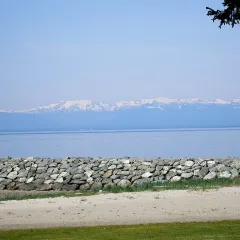 The Comox Glacier seen from Powell River