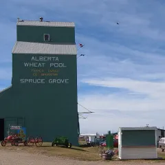 Alberta Wheat Pool (1958) Grain Elevator, Spruce Grove