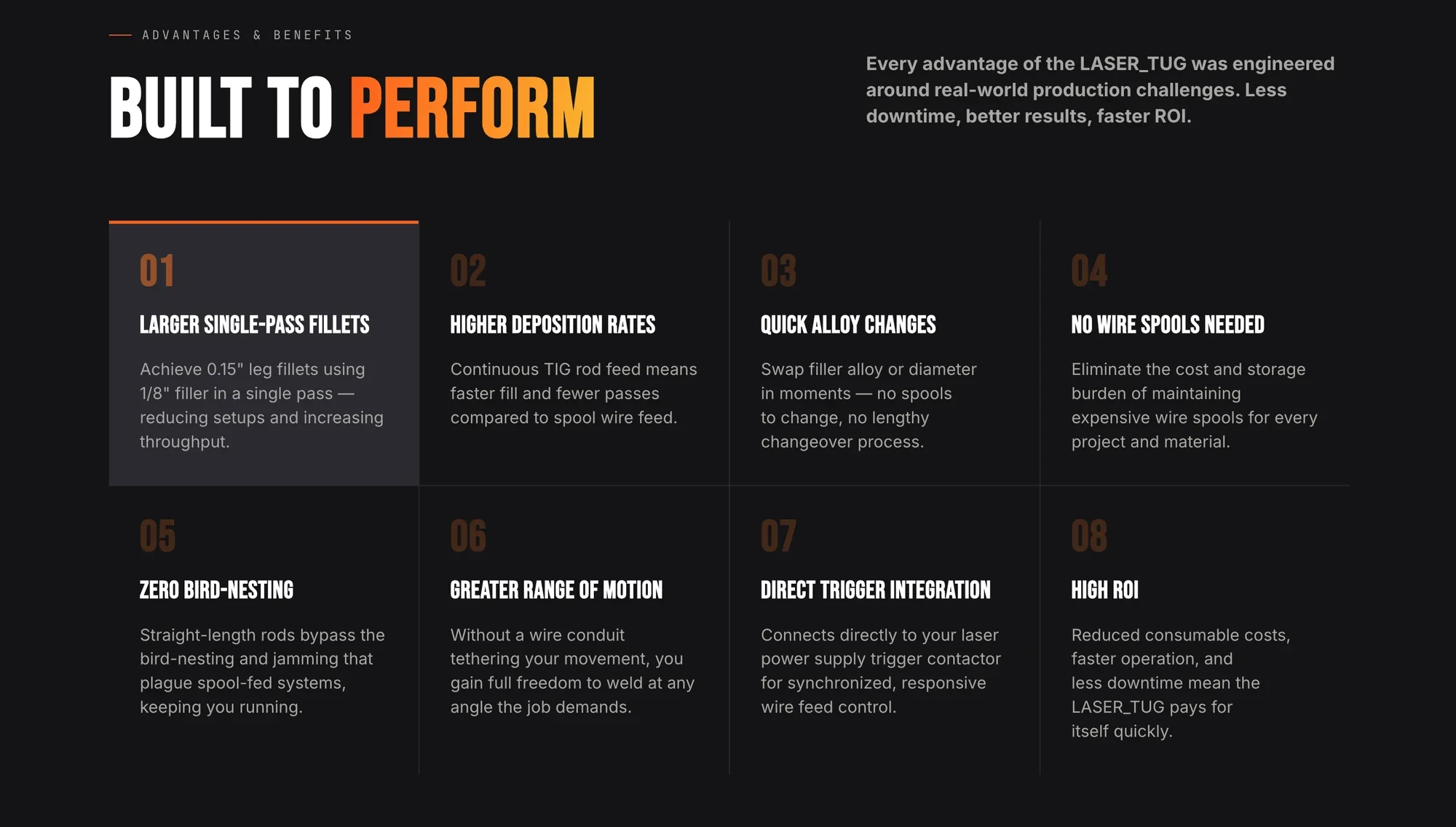 LASER_TUG website, detail 1