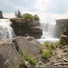 Lundbreck Falls near Crowsnest Pass
