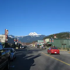 Main street in Squamish