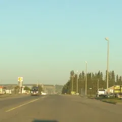 Main street in Rimbey