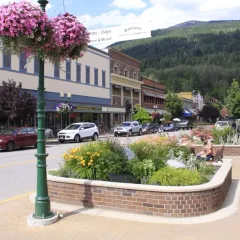 Mackenzie Avenue in downtown Revelstoke