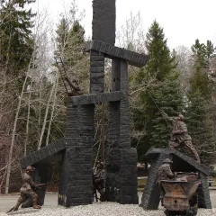 The Miners Monument in Kirkland Lake