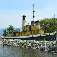 The SS Naramata on display at Penticton
