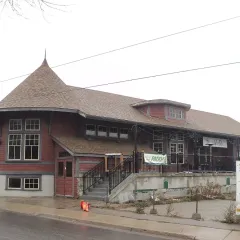 The former CPR station in Orangeville
