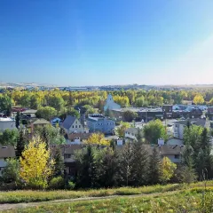 Okotoks in the fall