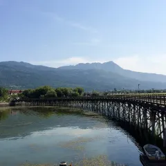 The wharf on Shuswap Lake at Salmon Arm