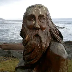 A sculpture in Campbell River