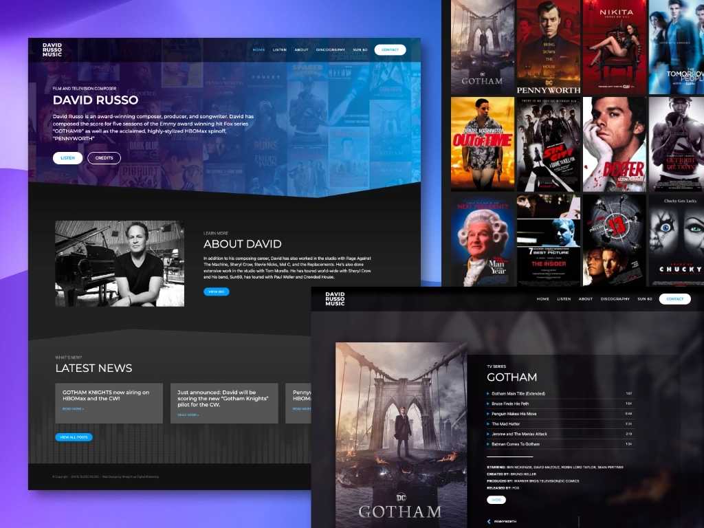 David Russo website