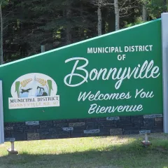 The M.D. of Bonnyville boundary sign